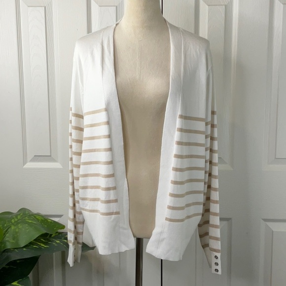 Verve Ami Womens White Cardigan Size XL - Picture 3 of 11